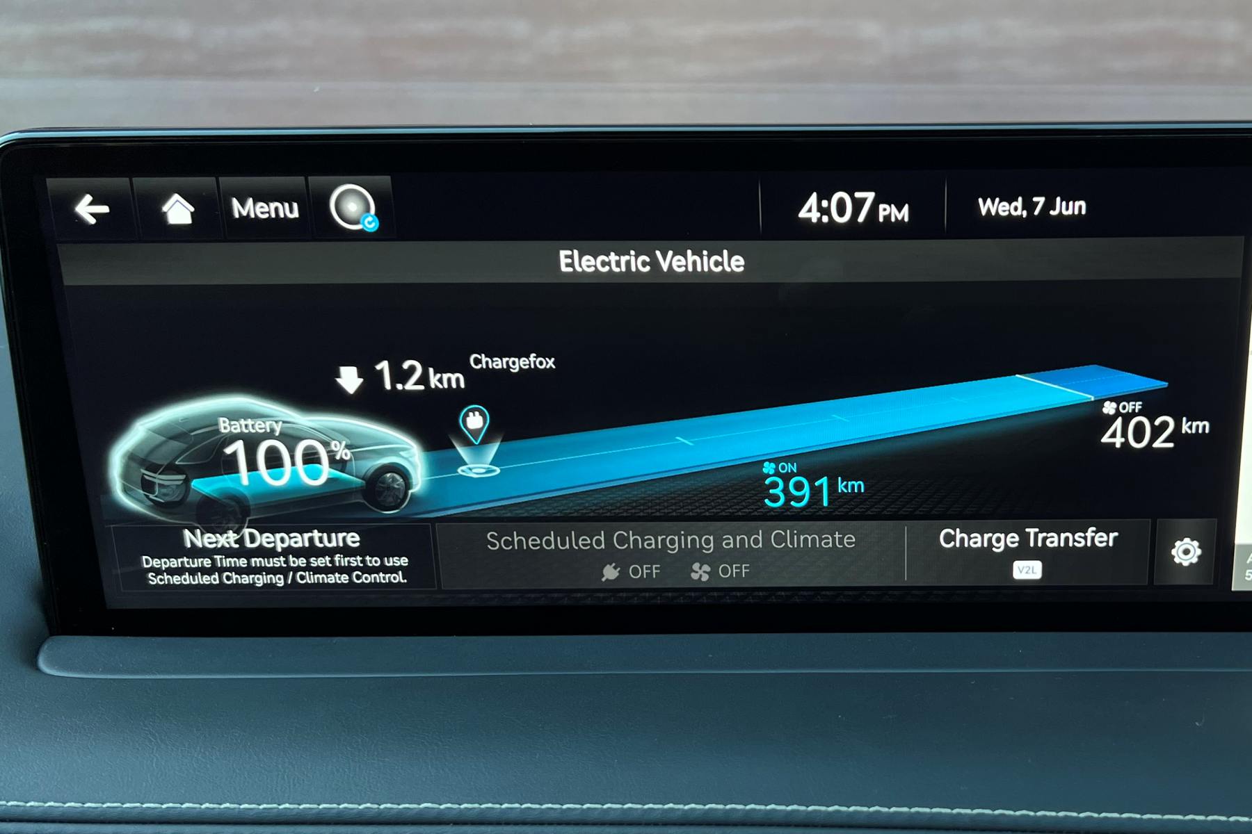 Genesis GV70 EV battery charge 1