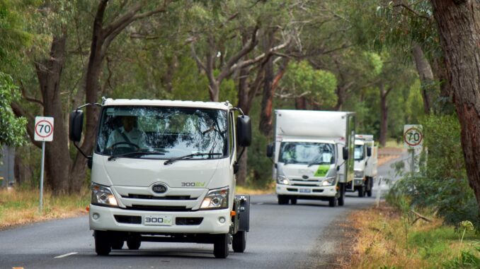 SEA electric fleet of trucks