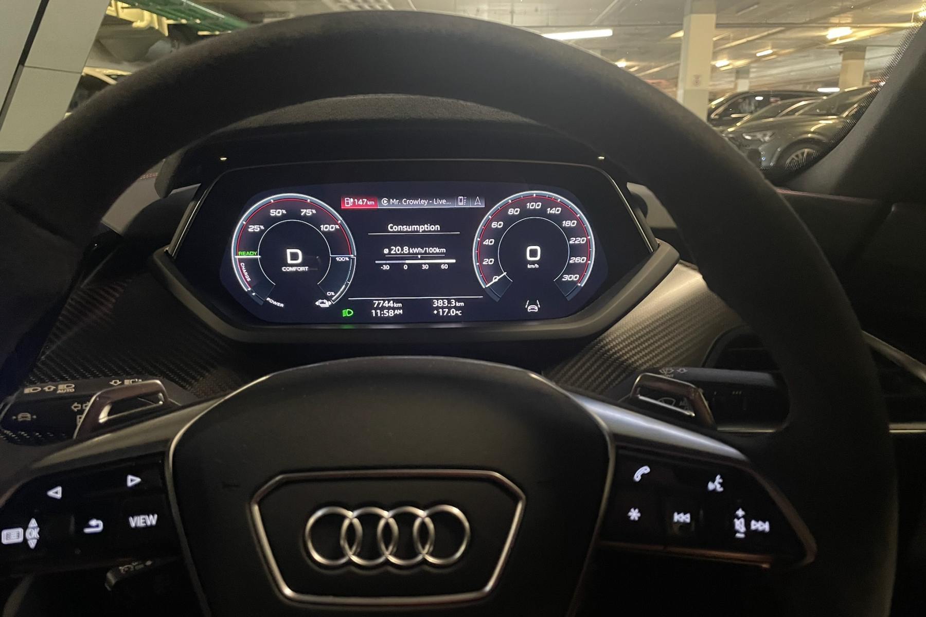 Audi RS e-tron GT consumption
