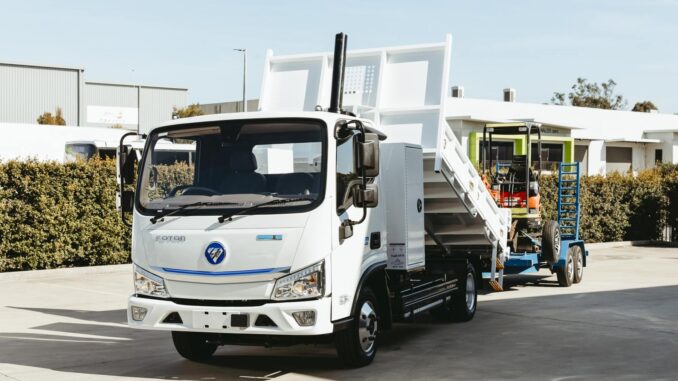 The Foton T5 EV is the ONLY all-electric solution available in Australia with a 3,500kg braked towing capacity. Photo by Marc Skinner/The Photo Pitch