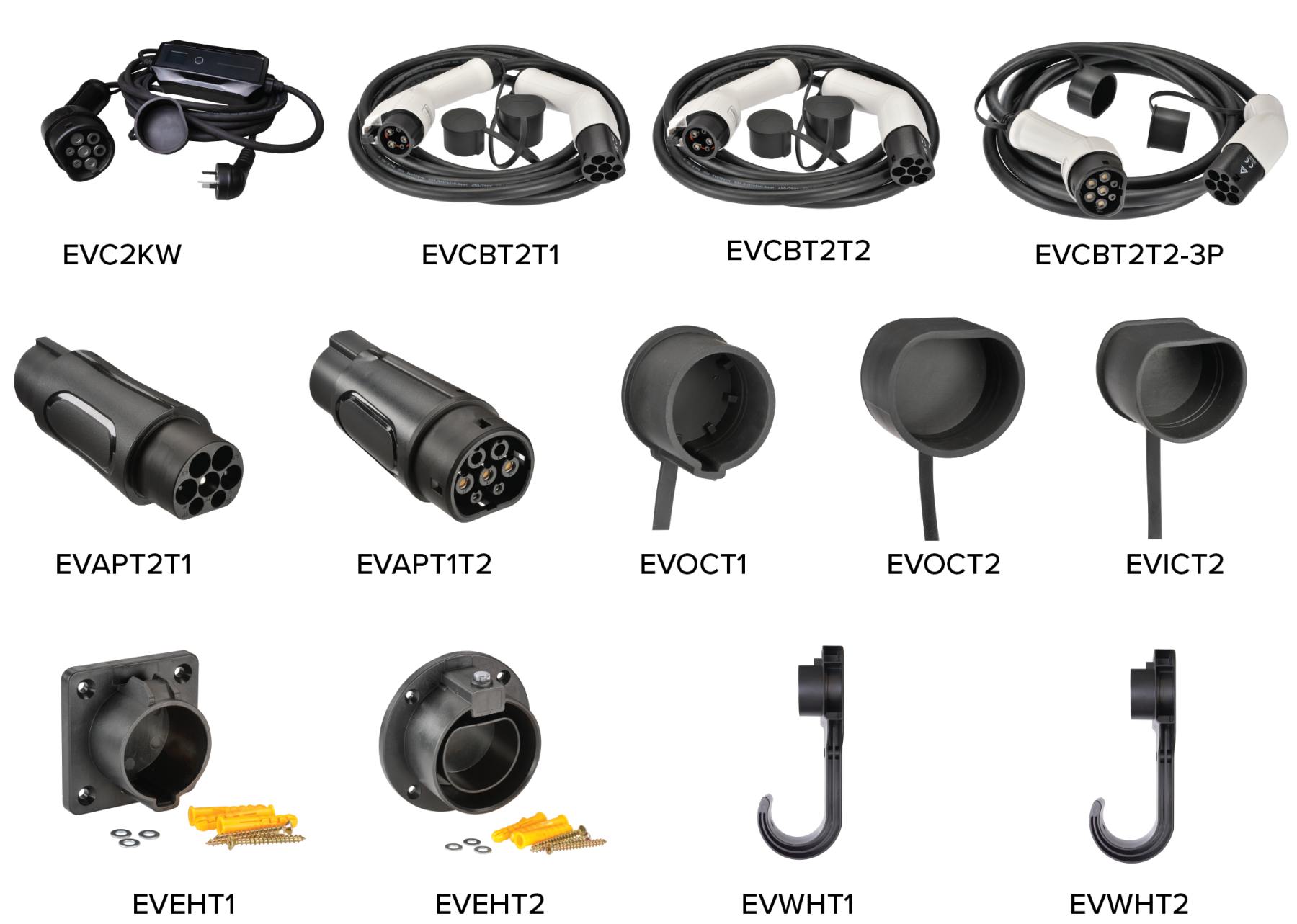 Projecta EV charging cables 2