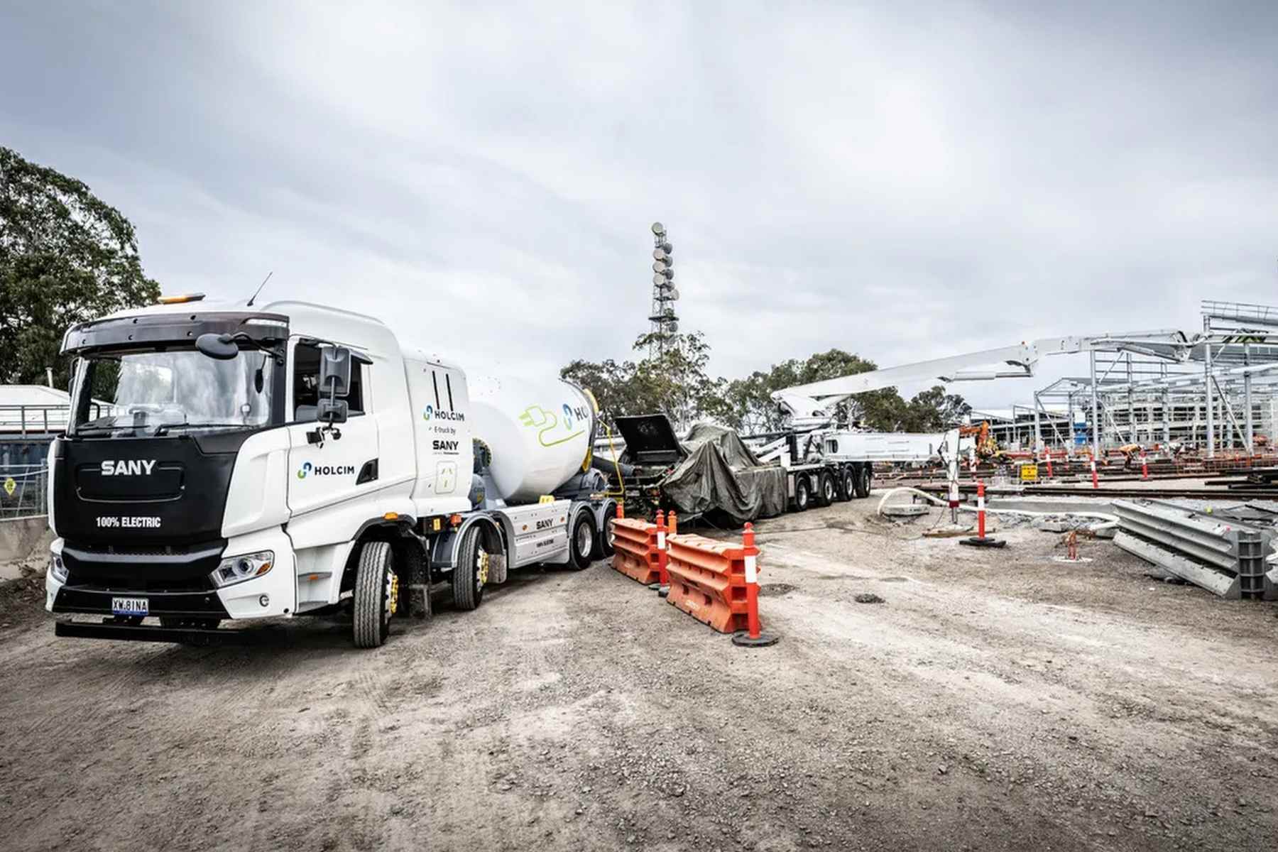 Holcim EV Concrete truck 1