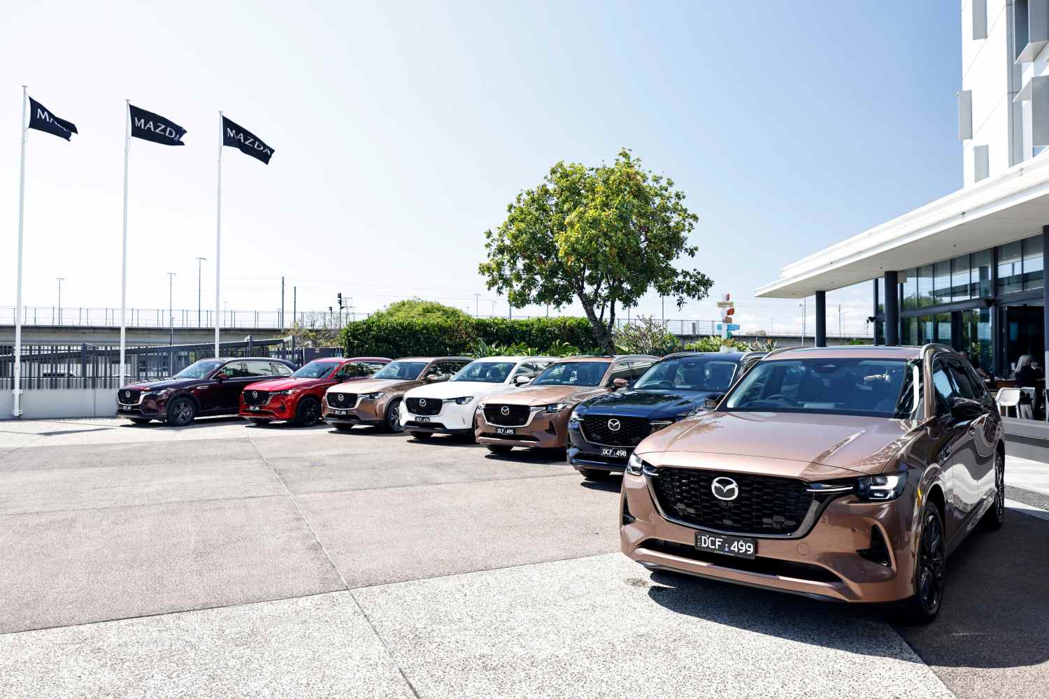 Mazda CX-80 group photo